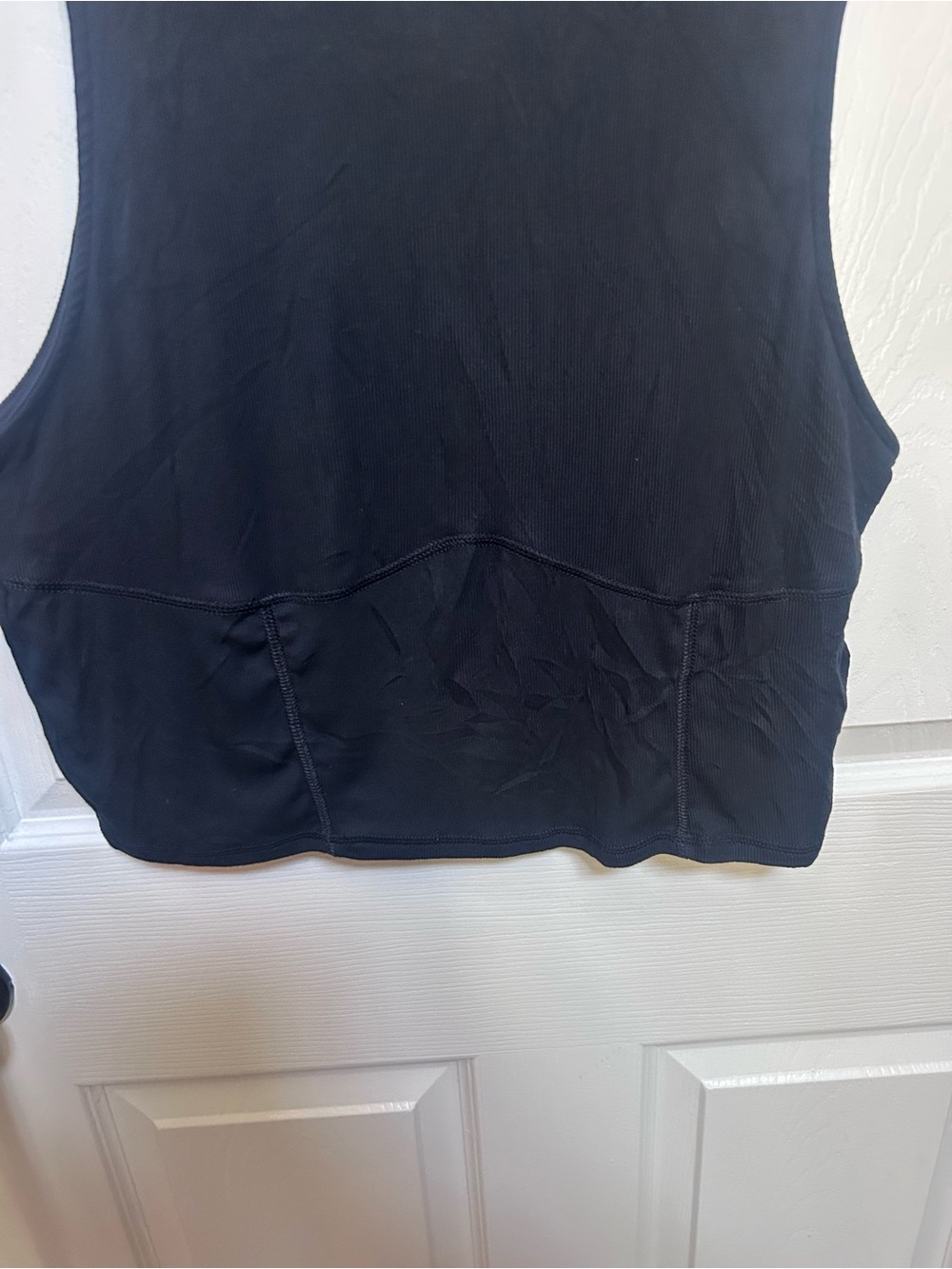 Sunday Best Black Cropped RibbedTank - Picture 4 of 5